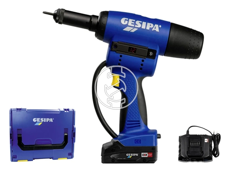 Gesipa FireBird Pro akkus szegecsanyahúzó 2Ah + töltő