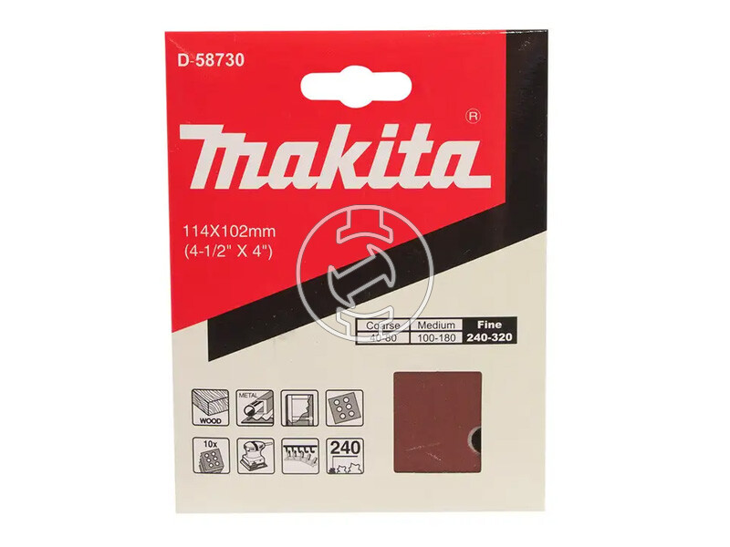 Makita rezgőcsiszoló papír 114x102 mm A240