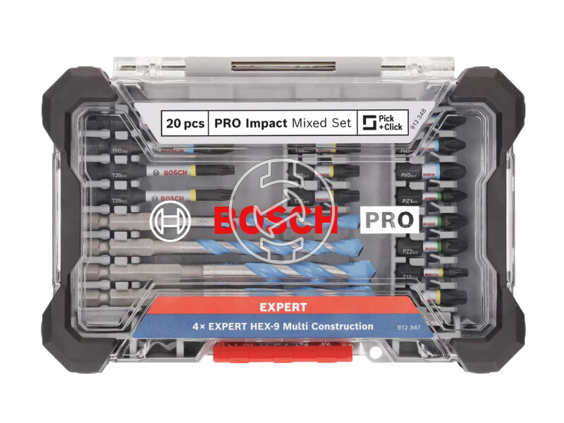 Bosch PRO Impact Multi Construction szerszám készlet 20 részes