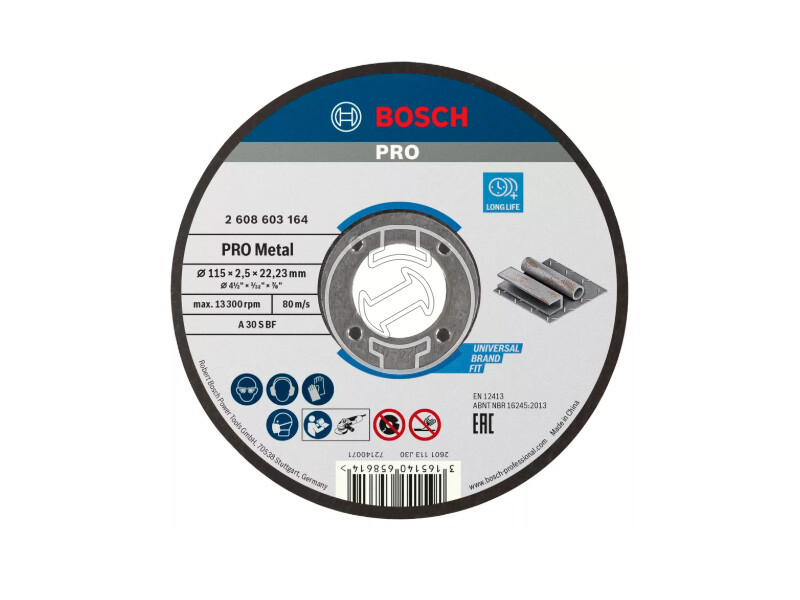 Bosch PRO Metal vágókorong 115 x 2,5 x 22,23 mm