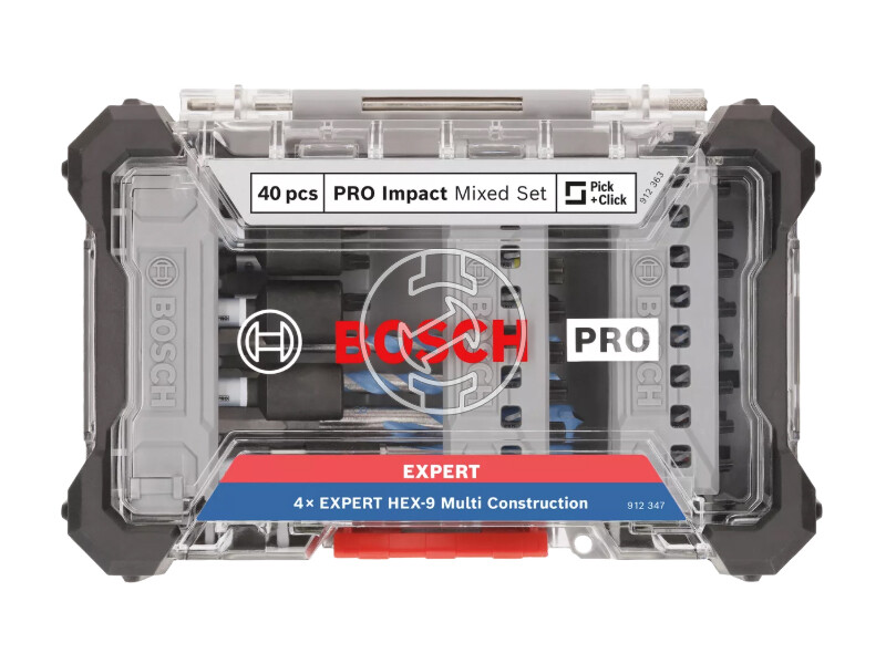 Bosch PRO Impact Multi Construction szerszám készlet 40 részes