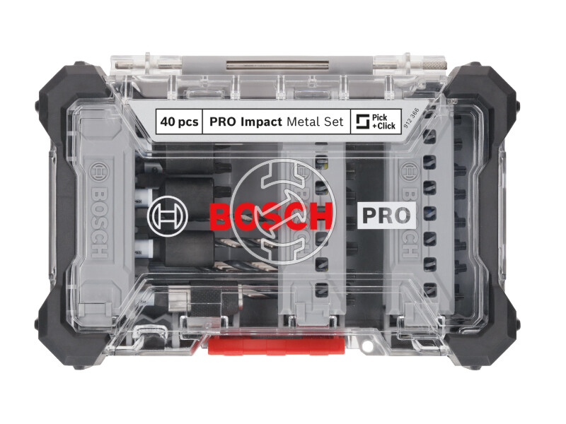 Bosch PRO Impact szerszám készlet 40 részes, fém