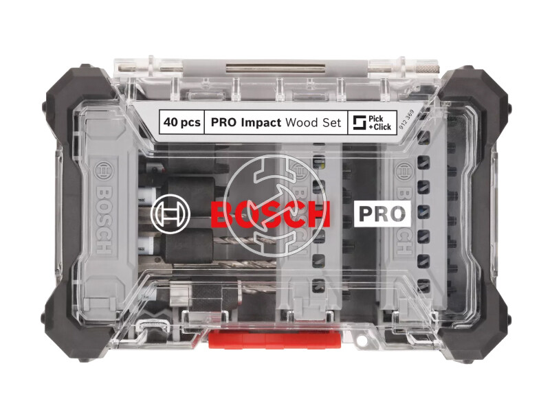 Bosch PRO Impact szerszám készlet 40 részes, fa