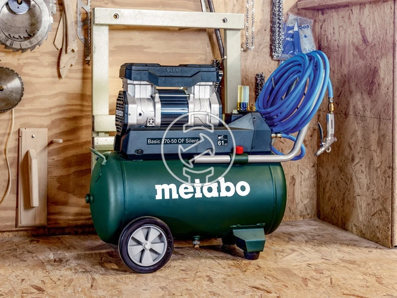 Metabo Basic 270-50 OF Silent elektromos dugattyús kompresszor