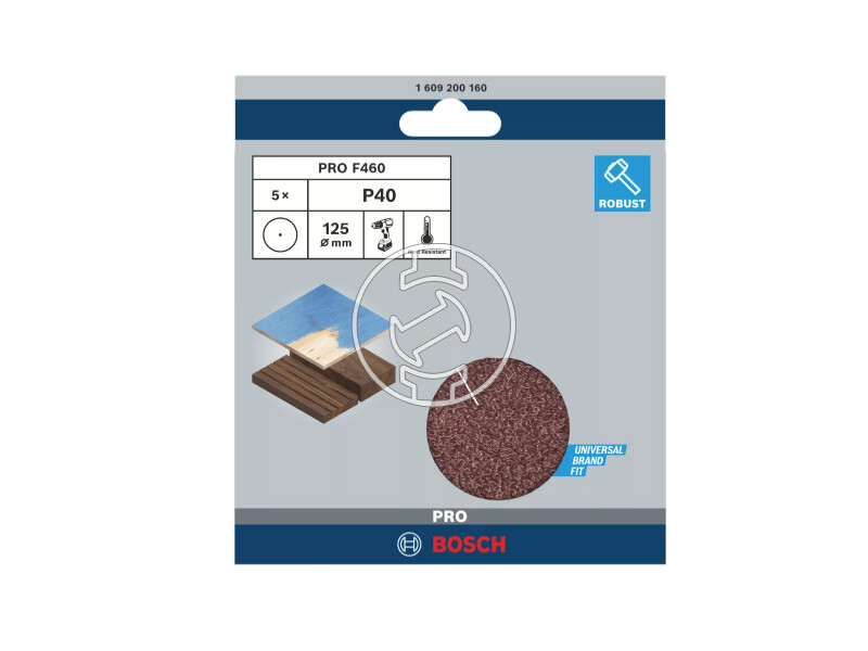 Bosch PRO F460 multicsiszolólap 125 mm, G40