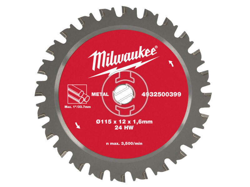 Milwaukee körfűrészlap 115 x 12 x 1,6 mm, fémhez