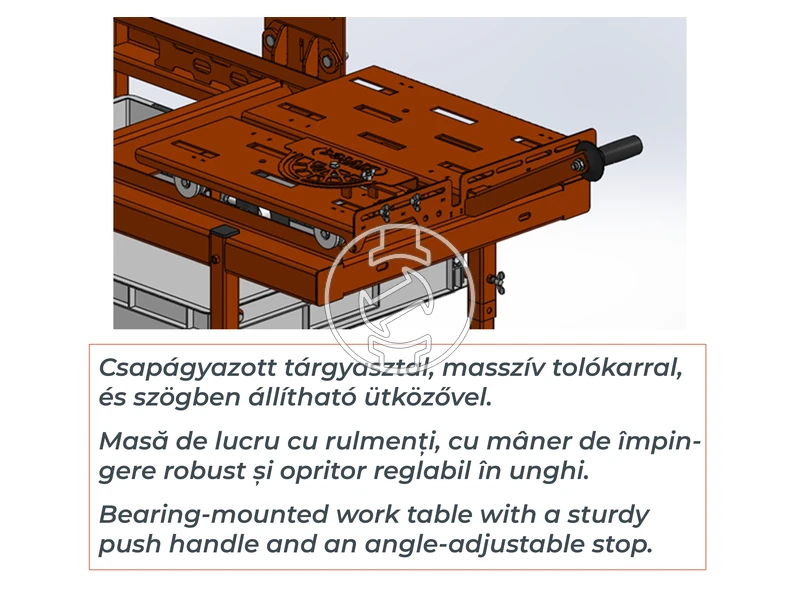 ZIVtec KTV400EECO elektromos asztali téglavágógép