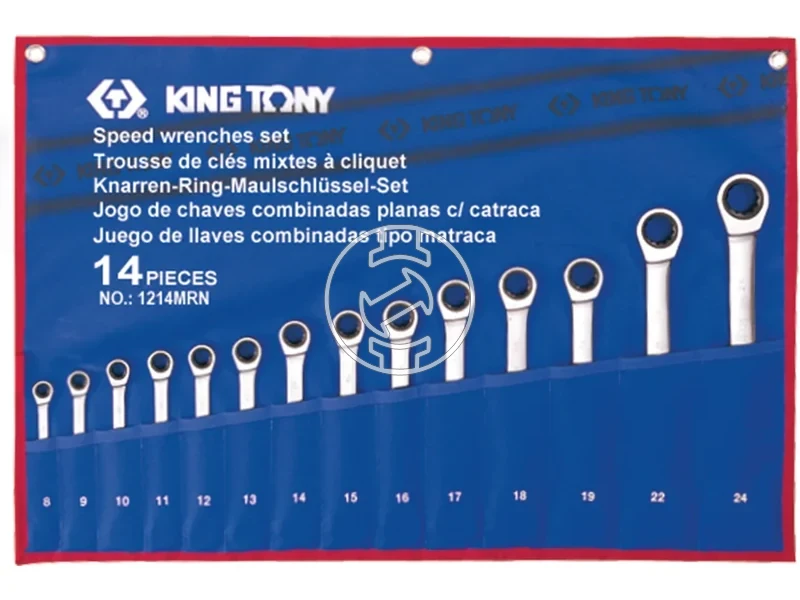 Kép: 14 reszes racsnis csillag-villaskulcs keszlet 12114MRN.webp