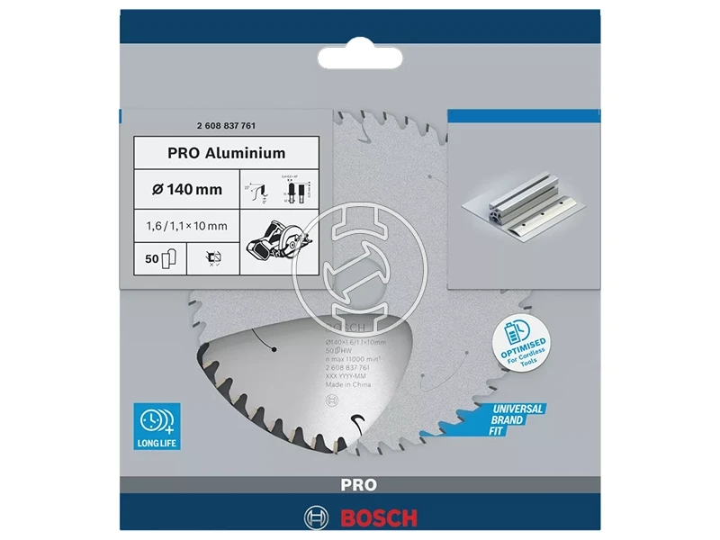 Bosch PRO Aluminium körfűrészlap 140 x 1,6 x 10 mm