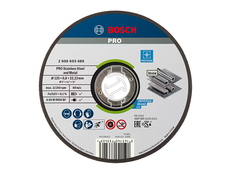 Bosch PRO Stainless Steel and Metal vágókorong 125 x 0,8 x 22,23 mm