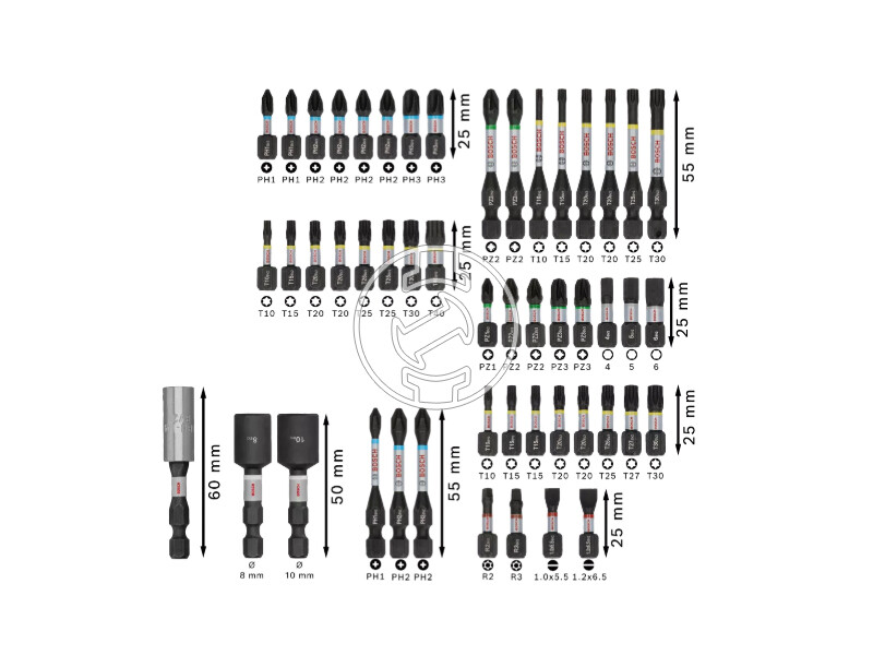 Bosch PRO Impact bit készlet 50 részes