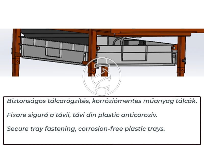 ZIVtec KTV400E elektromos asztali téglavágógép 230 V | 2200 W | 450 mm | Vágási mélység 145 mm | Tárcsaátmérő 400 x 25,4 mm