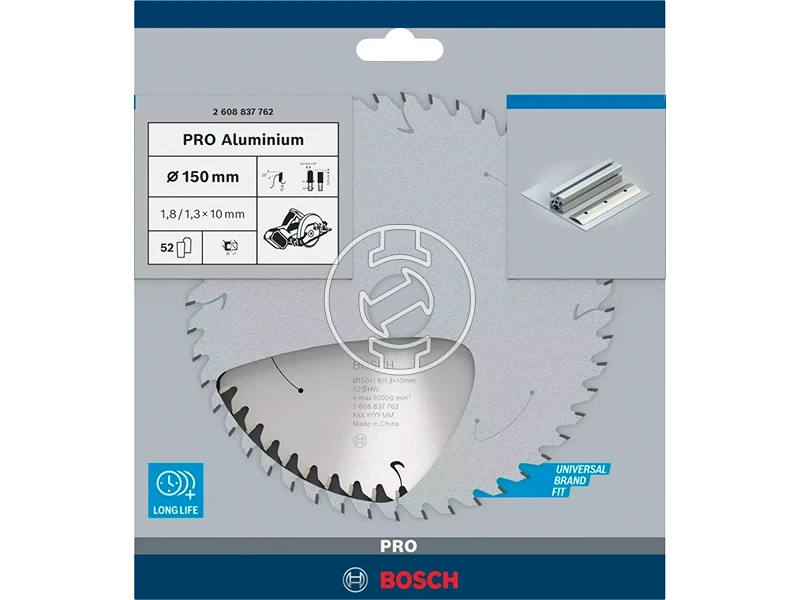 Bosch PRO Aluminium körfűrészlap 150 x 1,8 x 10 mm