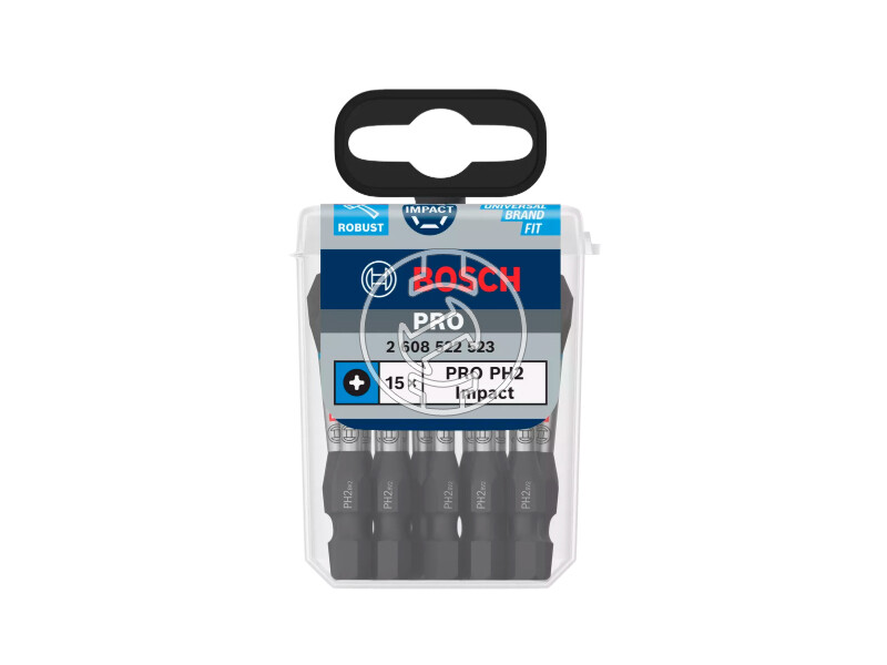 Bosch PRO Phillips phillips behajtóbit PH2, 55 mm, 15 db