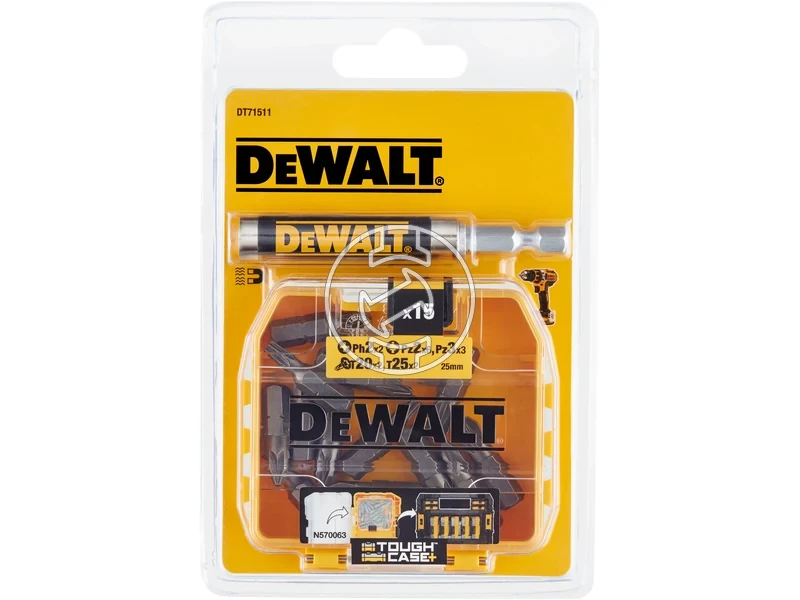 Kép: 16 DARABOS CSAVAROZOHEGY KESZLET MAGNESE.webp