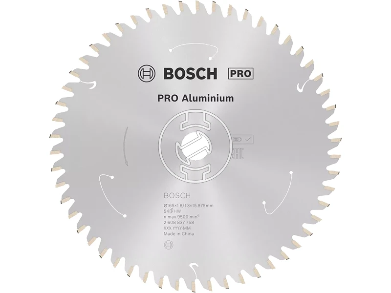 Bosch PRO Aluminium körfűrészlap 165 x 1,8 x 15,875 mm