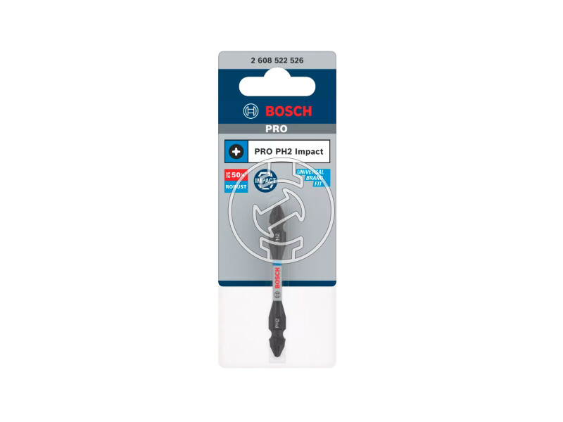 Bosch PRO kétfejes behajtóbit PH2, 65 mm
