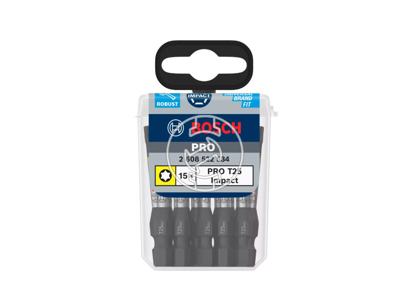 Bosch PRO Torx torx behajtóbit T25, 55 mm, 15 db