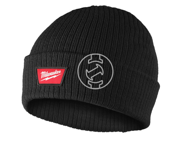 Milwaukee fekete kötött sapka