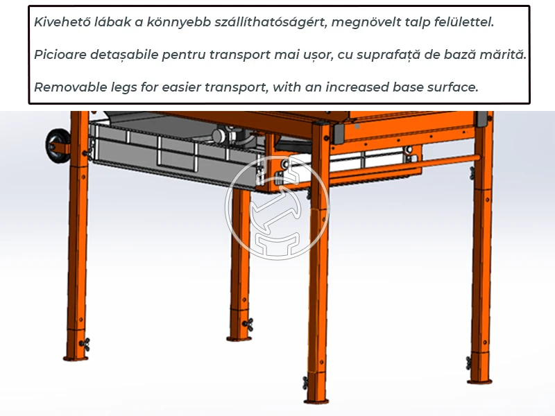 ZIVtec KTV400E elektromos asztali téglavágógép 230 V | 2200 W | 450 mm | Vágási mélység 145 mm | Tárcsaátmérő 400 x 25,4 mm