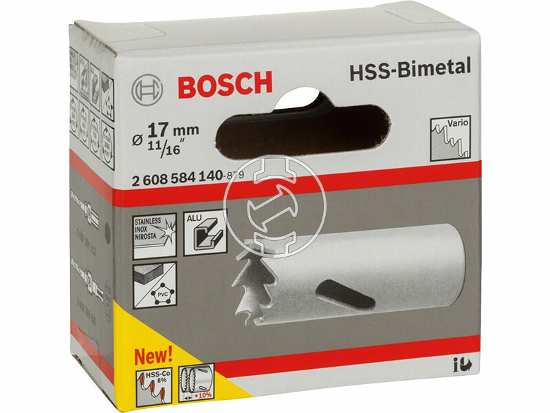 17 mm HSS-bimetál Standard körkivágó