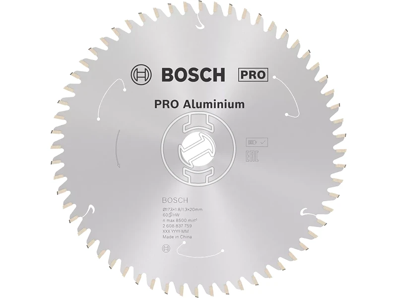Bosch PRO Aluminium körfűrészlap 173 x 1,8 x 20 mm