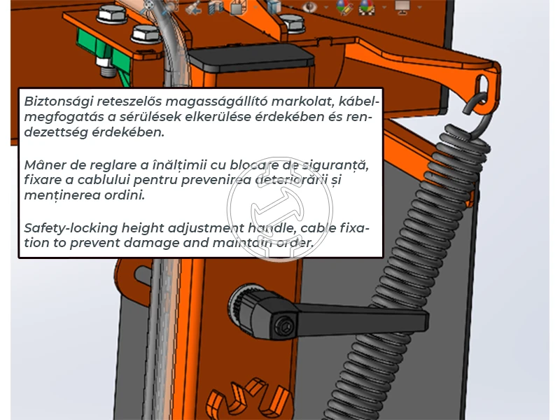 ZIVtec KTV400E elektromos asztali téglavágógép 230 V | 2200 W | 450 mm | Vágási mélység 145 mm | Tárcsaátmérő 400 x 25,4 mm
