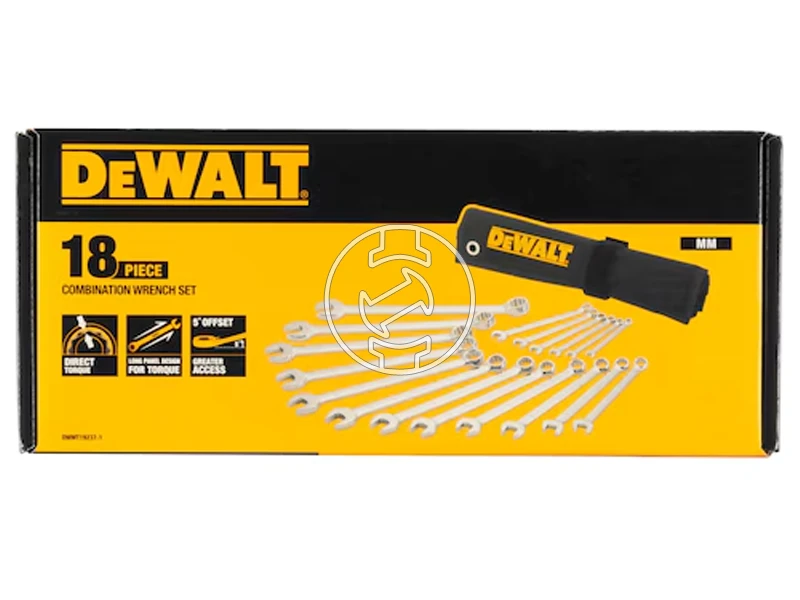 DeWalt csillag-villáskulcs készlet metrikus 6-24 mm 18 részes