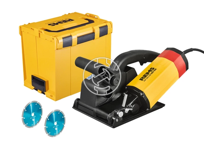 Rems Krokodil elektromos falhoronymaró Tárcsaátmérő: 180 mm | Vágási mélység: 61 mm | Horonyszélesség: 7 - 62 mm | 4500 rpm | L-Boxx-ban
