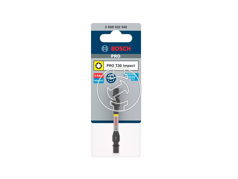 Bosch PRO kétfejes behajtóbit T30, 65 mm