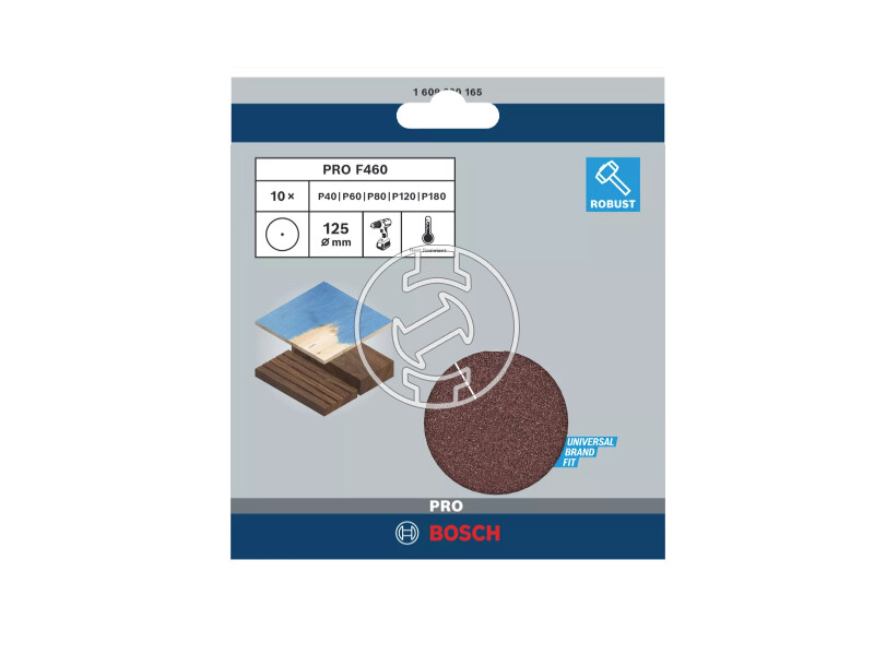 Bosch PRO F460 tépőzáras excentercsiszolópapír készlet 10 db