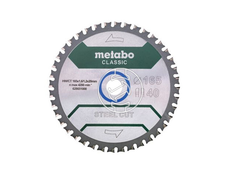 Metabo 165 x 1.6 x 20 mm körfűrészlap