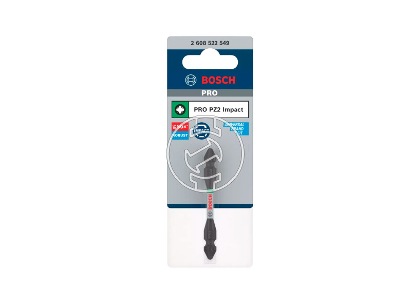 Bosch PRO kétfejes behajtóbit PZ2, 65 mm
