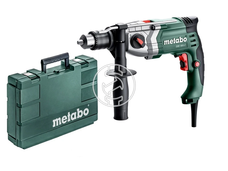 Metabo SBE 800-2 elektromos ütvefúró Ütésszám: 512001/min | Falban: 20 mm | 800 W