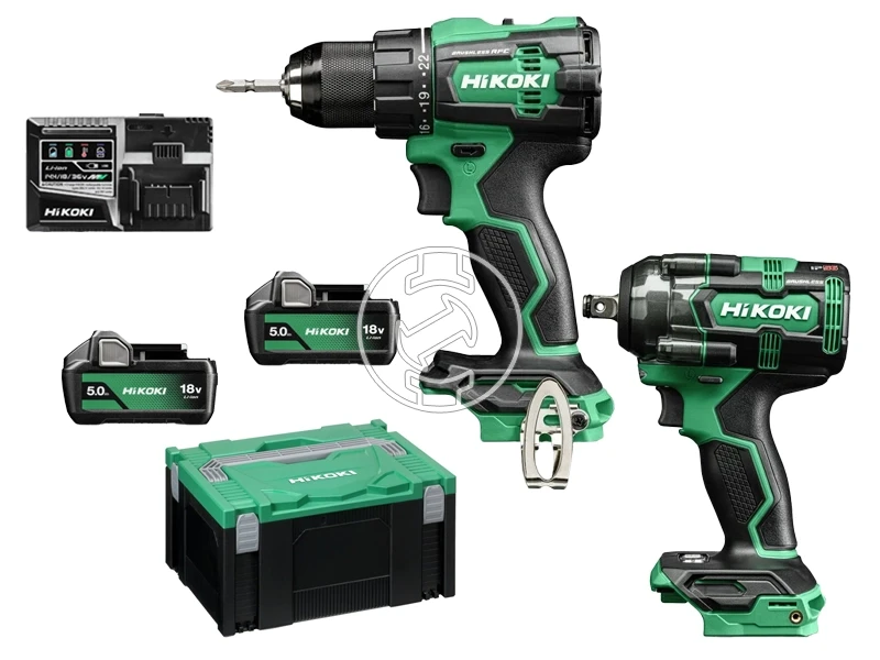 HiKOKI KC18DEWMZ akkus gép szett