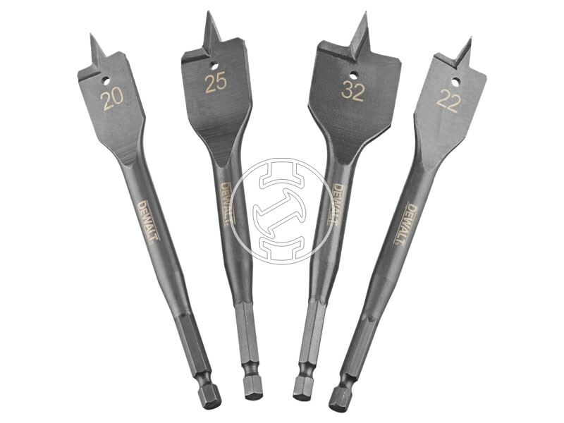 DeWalt 4 részes laposfúró készlet