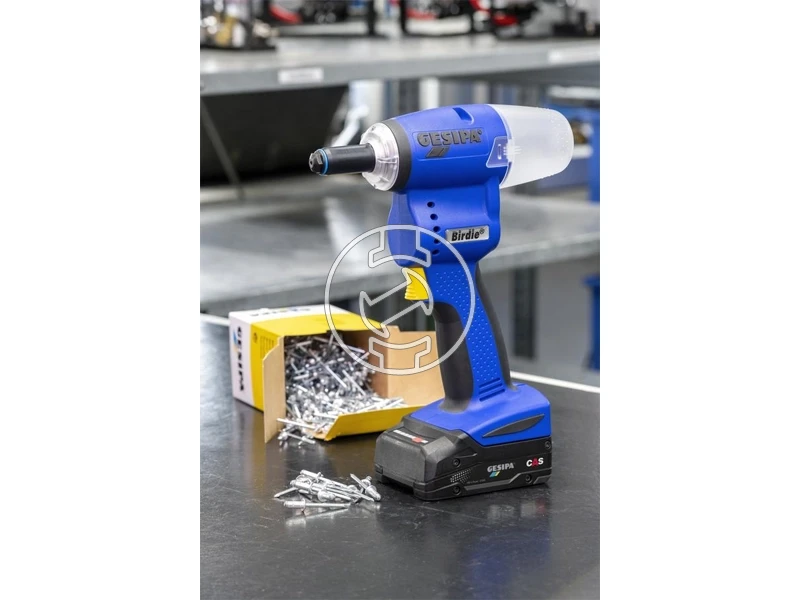 Gesipa Birdie akkus popszegecselő 18 V | 2,4 - 6 mm | 10000 N | Szénkefementes | Akku és töltő nélkül | Kartondobozban