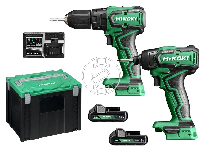 HiKOKI KC18DDWGZ akkus gép szett