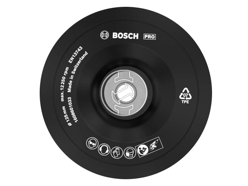 Bosch PRO Backing Pad Soft csiszolótányér sarokcsiszolóhoz 125 mm