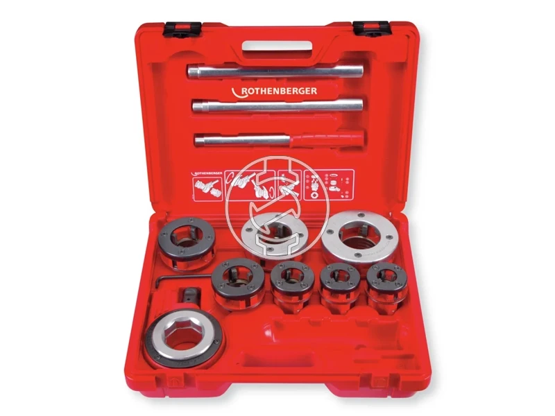 Rothenberger Super Cut kézi csőmenetvágó készlet BSPT | 1/2 - 2 inch | 9 db