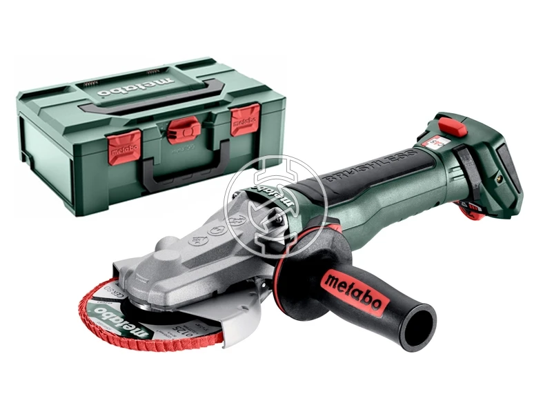 Metabo WVBF 18 LT BL 11-125 Quick akkus laposfejű sarokcsiszoló