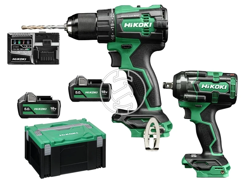 HiKOKI KC18DEWKZ akkus gép szett