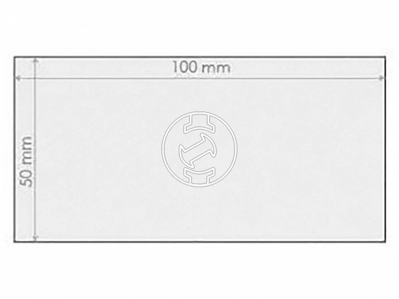 Iweld hegesztő pajzsüveg 105 x 50 mm | Átlátszó