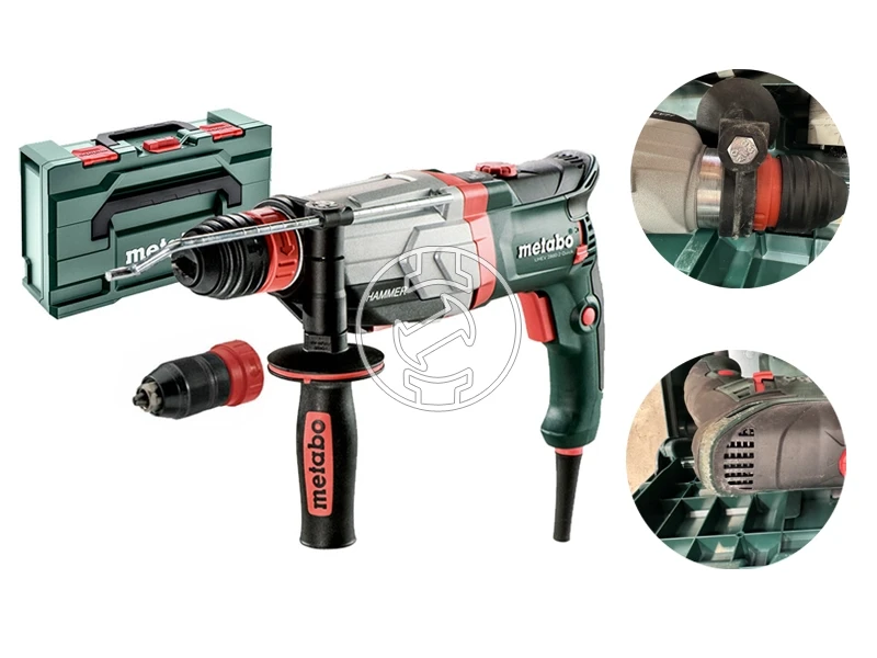 Metabo UHEV 2860-2 Quick elektromos fúrókalapács 230 V | 1100 W | 3,4 J | Betonban 28 mm | 3,3 kg | metaBOX-ban