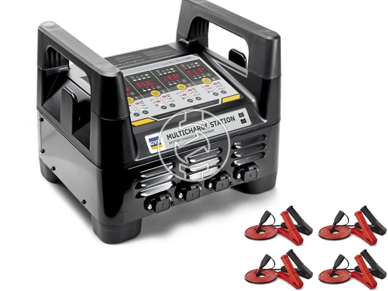 GYS MULTICHARGE inverteres akkumulátortöltő járművekhez 4x10A