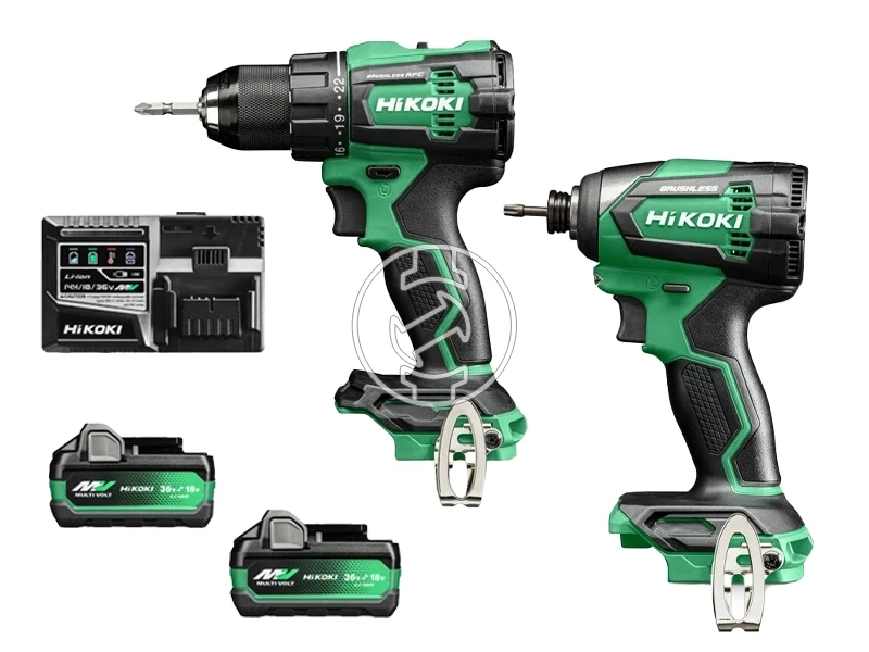 HiKOKI KC18DEWAZ akkus gép szett