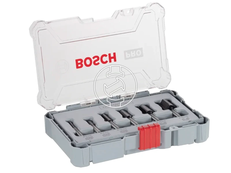 Bosch 6 részes 6 mm felsőmaró kés készlet (6/8/10/12/16/20 mm)
