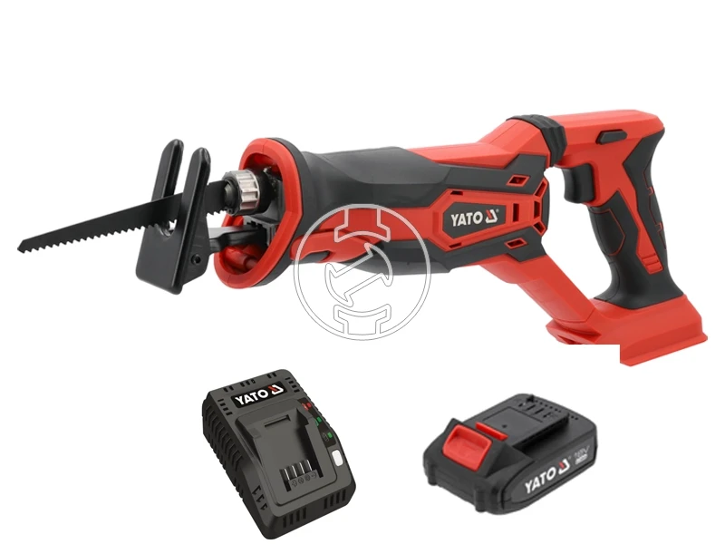 Yato YT-828153 akkus orrfűrész 18 V | 120 mm | Szénkefés | 1 x 2 Ah akku + töltő | Kartondobozban