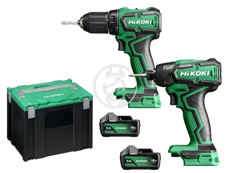 HiKOKI KC18DDWAZ akkus gép szett