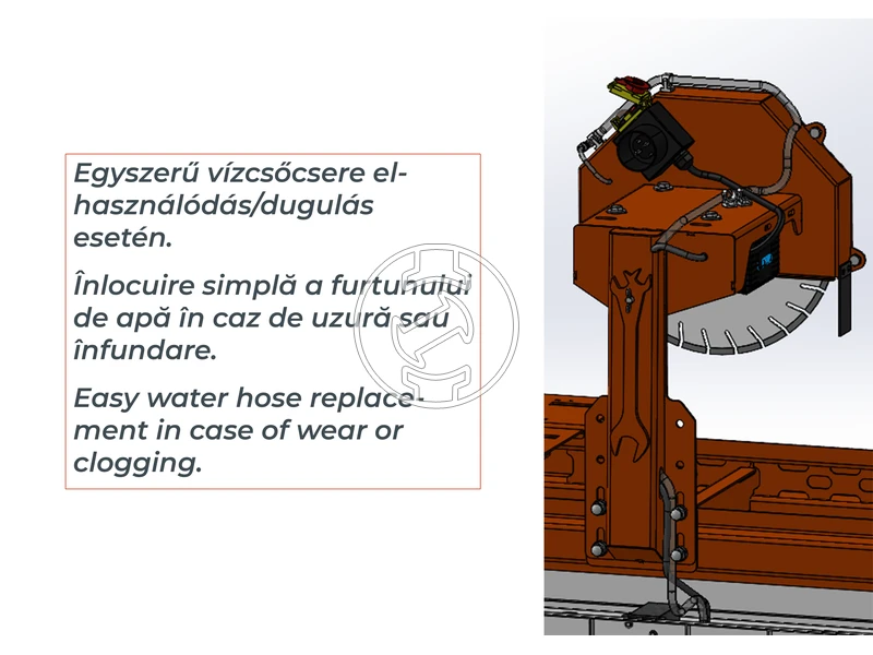 ZIVtec KTV400EECO elektromos asztali téglavágógép